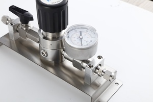 Régulateur de pression de cylindre de gaz en acier inoxydable à une seule étape HCSA00 HKSC (type combiné) pour usage en laboratoire, compatible multi-gaz - Product Image 3