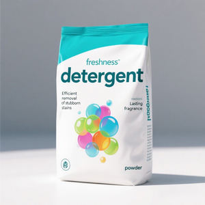 Sacs d'emballage de détergent de <span class=keywords><strong>lessive</strong></span> imprimés personnalisés pochette de gousset à fond plat <span class=keywords><strong>en</strong></span> gros pour dosettes de <span class=keywords><strong>poudre</strong></span> sac debout étanche à l'humidité - Product Image 1