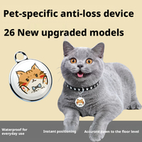 Nouveauté : Traceur GPS pour animaux de compagnie, suivi en temps réel, étanche IP65, mignon, rond, anti-perte, pour chat, chien, promenade, camping, voyage
