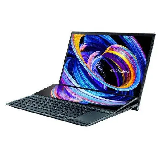 맞춤형 i9 Zenbook PRO 듀오 노트북 듀얼 스크린 8/16GB RAM 256/512GB SSD 15.6 "OLED 노트북 i7