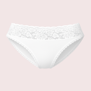 Braguitas de Bikini de Cintura Media para Mujer, con Encaje y Parches, de Algodón Suave, Sin Costuras, Transpirables, Cómodas y Sexys - Product Image 1