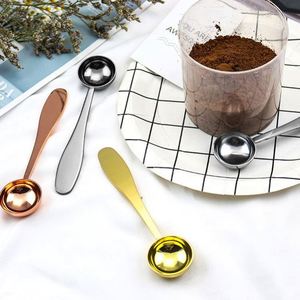 Customized Logo 2.5ml 5ml 7.5ml 15ml 30ml Measuring Metal Scoop 304 Stainless Steel <b>Coffee</b> <b>Spoon</b> for <b>Coffee</b> Powder - Product Image 2