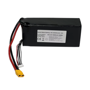 แบตเตอรี่โซลิดสเตตความหนาแน่นสูง 410Wh/kg 6S 22.2V 40000mAh 10C สำหรับ VTOL ที่มีความทนทานสูงและ UAV แบบเชื่อมต่อใยแก้วนำแสง MAS-SSB - Product Image 1