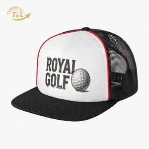 Casquette Trucker en coton à 5 panneaux avec logo brodé 3D de haute qualité, fabriquée en usine BSCI, avec dos en maille et visière incurvée, Gorras Trucker Hat - Product Image 1