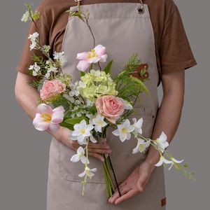 Bouquet de fleurs artificielles Muyun Chunshu en tissu tissé plastique pour décoration de mariage CF02094 - Product Image 1