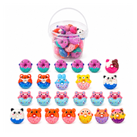 Jouet Squishy à Remontée Lente en Forme d'Animaux (Renard, Lapin, Cochon, Panda, Chat) – Anti-Stress Sensoriel, Fidget, Cadeau de Fête, Vente en Gros