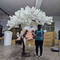 Pohon Bunga Besar Produk Baru Tinggi 3,3m Pohon Sakura Buatan Jepang Penuh untuk Dekorasi
