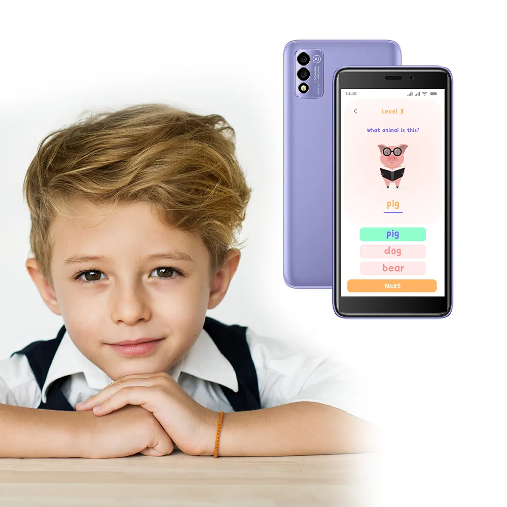Piccolo telefono da 5 pollici bluetooth giochi per bambini play store gioco cellulare smartphone produttore azienda
