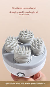 Masajeador de cuero cabelludo de silicona suave, dispositivo de cuidado de la salud de cabeza Personal, cabezal de cepillo, masajeador electrónico - Product Image 3