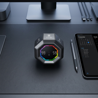 Timer Dapur Elektronik Magnetik Isi Ulang Model Baru dengan Fitur Putar dan Penghitung Mundur Gravitasi, Cocok untuk Belajar, Memasak, dan Metode Pomodoro