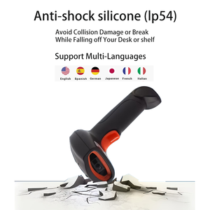 Lecteur de <span class=keywords><strong>code</strong></span> QR de supermarché portable Machine de point de vente Scanner de <span class=keywords><strong>code</strong></span> à barres 1D 2D USB Placement de support de source lumineuse CMOS pour magasins Android - Product Image 2