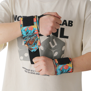 2026 Bandes de poignet de gym en néoprène rembourrées et respirantes, avec logo personnalisé, motif anime, pour fitness et musculation, Cloud Lifting Wrist Gym - Product Image 2