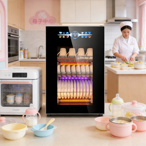 Sterilizzatore UV per Stoviglie con Funzionamento a Pulsante Singolo, Lampada UV a Lunga Durata, Armadietto Elettrico per Disinfezione, Piccolo Armadietto Disinfettante - Product Image 5