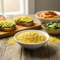 Levure Nutritionnelle en Flocons Goût Noisette Savoureux Approvisionnement Nutritionnel Végétarien pour Assaisonnement de Repas Prêts à Manger Produits de Santé