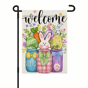 Custom 12x18 Inch Double Sided 'He Is Risen' Easter Durable Polyester Garden <b>Flag</b> Outdoor Yard Decoration Digital Printed - Product Image 4