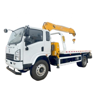 Camion grue <span class=keywords><strong>de</strong></span> dépannage Shacman 4X2 6 <span class=keywords><strong>tonnes</strong></span> avec grue à flèche droite et <span class=keywords><strong>barre</strong></span> <span class=keywords><strong>de</strong></span> <span class=keywords><strong>remorquage</strong></span> arrière - Product Image 1