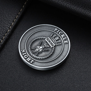 Подгонянный никелированный античный бронзовый матовый металл 2D 3D логотип металлическая монета с коробкой - Product Image 6