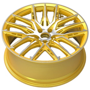 <span class=keywords><strong>Jante</strong></span> forgée en alliage d'aluminium sur mesure 21 pouces 5x114.3 finition brillante légère SUV 8.5J pour <span class=keywords><strong>Touran</strong></span> Lavida FAW - Product Image 2