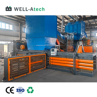 Presse à balles compacteur automatique hydraulique horizontale pour boîtes en carton Prix de vente de la machine