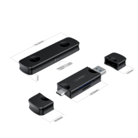 Alta calidad USB2.0 3,0 tipo-c SD TF tarjeta OTG adaptador lector de tarjetas de memoria lector de tarjetas de alta velocidad/escritor
