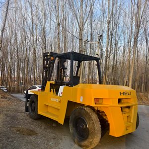 HELI 10 Ton Heavy Duty Counterbalance Diesel Forklift Truck 10000kg Lift Capacity Reinforced <b>Frame</b> Adjustable Side Shift Forks - Product Image 3