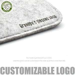 Estuche para <span class=keywords><strong>Gafas</strong></span> <span class=keywords><strong>de</strong></span> Sol <span class=keywords><strong>de</strong></span> Fieltro Suave con Logotipo Personalizado, Diseño Original, Funda Protectora para Lentes <span class=keywords><strong>de</strong></span> Sol - Product Image 5