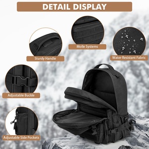 Mochila Táctica de 45L para Hombre, Mochila Grande Molle, Mochila de Asalto de 3 Días, Mochila de Supervivencia, Mochila de Senderismo - Product Image 5