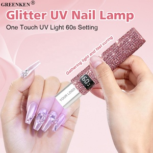 Mini <span class=keywords><strong>lampe</strong></span> à ongles portable pour tous les vernis à gel Séchage rapide Machine de séchage des ongles UV LED <span class=keywords><strong>lampe</strong></span> à ongles avec diamants - Product Image 2