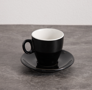 Minimalist <b>Ring</b> Handle Coffee Cup & Saucer Custom Logo Luxury Hotel Restaurant Cafe Porcelain Espresso Cappuccino Mug Wholesale - Product Image 5