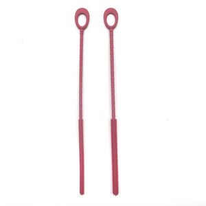Food Silicone Straw Brush Long Handle Cleaning Baby Bottles and Cups <b>Gap</b> Water Straw Set Model H60 - Product Image 2