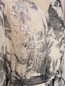 Abaya de luxe grande <span class=keywords><strong>taille</strong></span> en polyester antistatique respirante à manches longues élégante pour <span class=keywords><strong>femme</strong></span>, ornée de strass, style arabe moyen-oriental, pour mariage et Aïd - Product Image 6