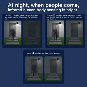 ไฟกล้องวงจรปิดจำลองพลังงานแสงอาทิตย์พร้อมเซ็นเซอร์ตรวจจับความเคลื่อนไหว ไฟสีแดงกระพริบ และ 120 °   โคมไฟกลางแจ้งปรับได้ กันน้ำระดับ IP65 - Product Image 6