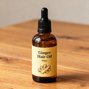 Juego de champú de jengibre natural orgánico a base de hierbas saludables OEM para control de aceite y crecimiento del cabello - Product Image 5