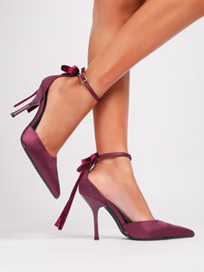 طراز أحذية مخصصة جديدة أنيقة وأنيقة للنساء 1211B-5 مع حزام كعب رفيع وحزام كاحل للشتاء والخريف - Product Image 4