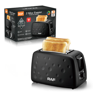 RAF 930W 2 Slice <b>Toaster</b> Double Sided Baking Fast Heating Card Slot Design Easy to Clean Compact Breakfast Maker Bread - Product Image 1