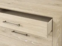 Nouveau style personnalisé à bas prix, commode à 3 tiroirs pour villa, console de coffre de ferme en bois