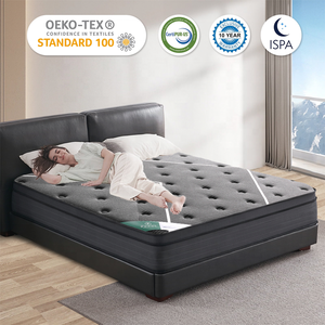 Colchón King Size de Látex Talalay Confortable, Diseño Euro Top, Compresión al Vacío, Cama de 2 Plazas con Colchón - Product Image 5