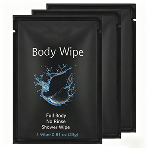 Lingettes de Douche OEM ODM, Lingettes de Bain, Lingettes Humides Nettoyantes Individuelles pour le Corps, les Mains, le <span class=keywords><strong>Visage</strong></span>, Femmes, Adultes, Hommes, Emballées Individuellement - Product Image 1