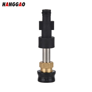 Adaptateur de pistolet à eau haute pression Hanggao 1/4 à connexion rapide en laiton et acier inoxydable pour nettoyeur haute pression et dégraissage - Product Image 1