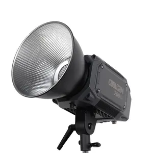 COOLCAM 200W שידור חי ספוט אור LED וידאו ירי led רך תיבת צילום אור סטודיו רך אור led