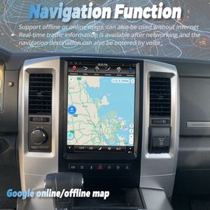 Pour Dodge Ram 2009-2012, écran Android Tesla 12,1 pouces, autoradio 2din, GPS, Carplay, lecteur multimédia vidéo, stéréo, système de navigation, unité principale - Product Image 3