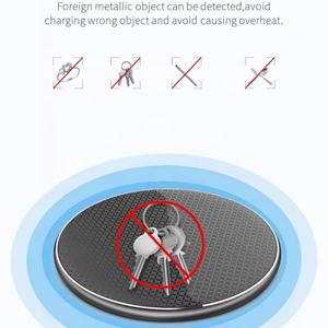 Chargeur de téléphone portable sans fil universel portable pour bureau, 10W/15W, charge super rapide, lumière LED, adaptateur d'alimentation avec logo - Product Image 3