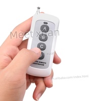 Control remoto de 433MHz DC 12V Control remoto inteligente inalámbrico 4 botones para interruptor de luz LED de pared Control remoto Dropshipping