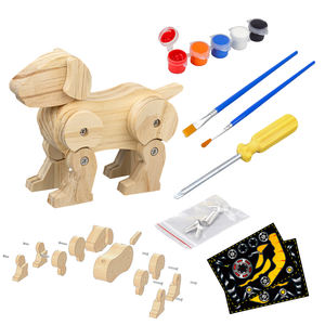 Kit Fai-da-Te in Legno ShaunChee STEM a Forma di Cane, Giocattolo Educativo Non Tossico, Vendita all'Ingrosso - Product Image 1