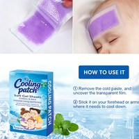 Patch de gel rafraîchissant portable pour usage familial, feuilles de gel douces pour un confort apaisant, vente en gros d'usine OEM ODM, marque privée