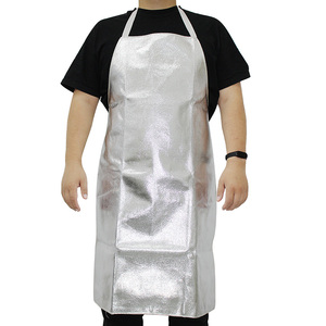 <span class=keywords><strong>Anti</strong></span>-radiation thermique <span class=keywords><strong>Chaleur</strong></span> 1000 °   Tabliers de travail en aluminium pour le forgeage des métaux, la fabrication du verre, l'industrie de la fonderie, le barbecue - Product Image 1