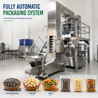Machine d'emballage automatique de bonbons, de pop-corn et de graines de tournesol, système de pesage et de scellage par alimentation vibratoire entièrement automatique