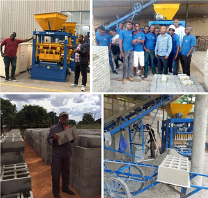 Machine à fabriquer des briques entièrement automatique QT4-25, machine à blocs <span class=keywords><strong>de</strong></span> terre compressée à vendre - Product Image 6