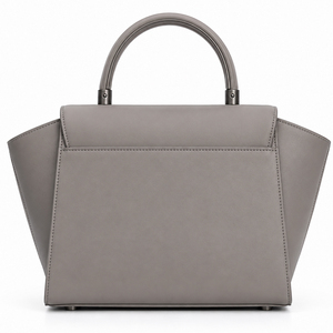 Women Structured Top Handle Bag PU Leather Elegant Work Tote Bag with Detachable Strap for Daily Commute Office Use - Product Image 3