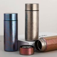 Tasse Thermos en Titane Design Moderne Gobelet Métallique Cadeau d'Affaires Créatif Isotherme